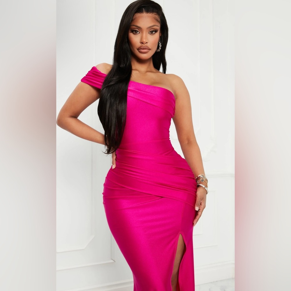 Fuchsia Maxi dress - Picture 2 of 7